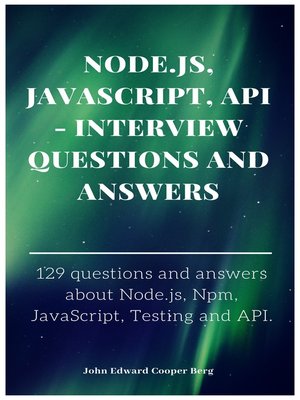 cover image of Node.js, JavaScript, API